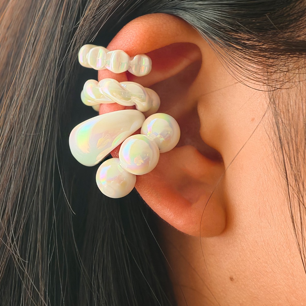 Body Jewelry Kit - 4개 세트 패션 심플 투명 팬텀