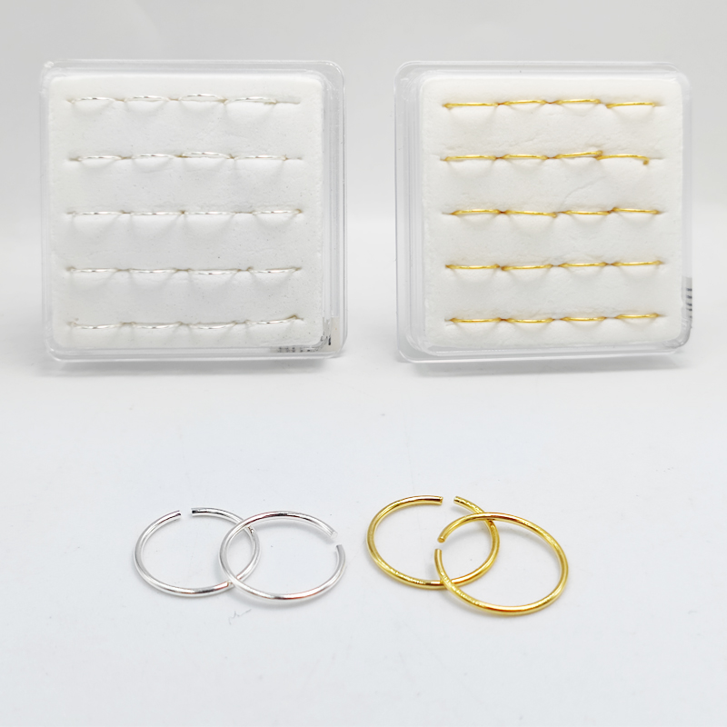 Body Jewelry Septum - 925 스털링 실버 코 링 후프