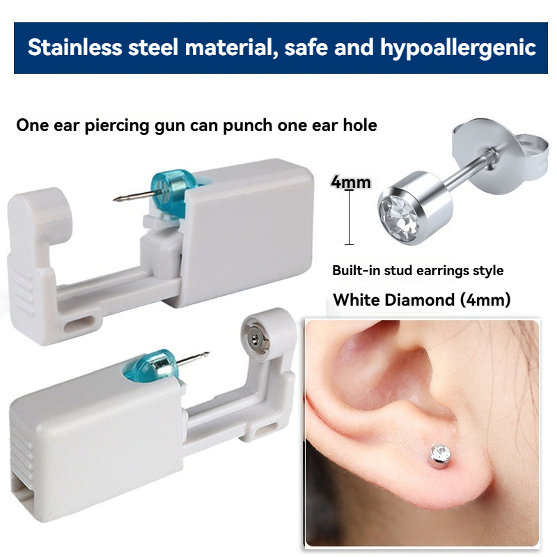 Body Jewelry Kit - 일회용 멸균 귀뚫기 기계 키트 연골