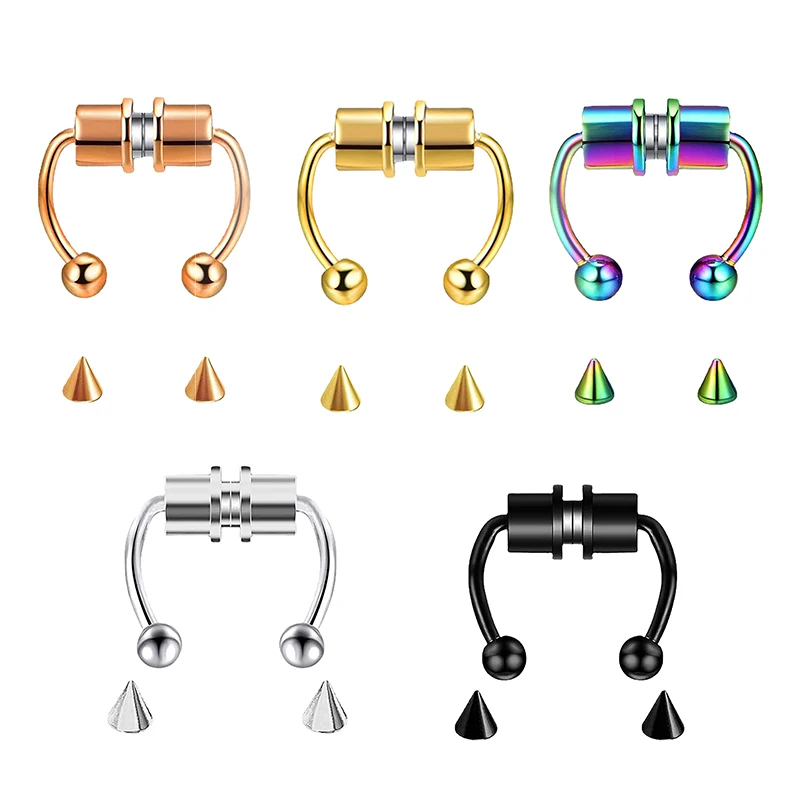 Body Jewelry Septum - 가짜 피어싱 코 링 후프 Septum