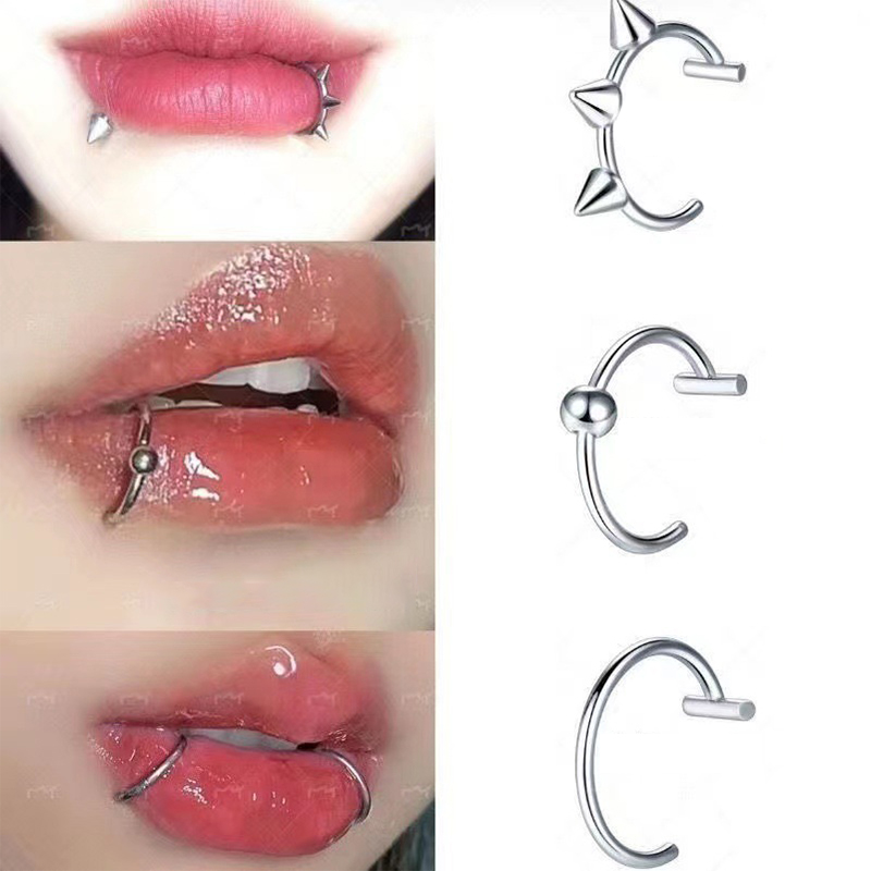 Body Jewelry Septum - 1개 스테인리스 스틸 가짜 코 링