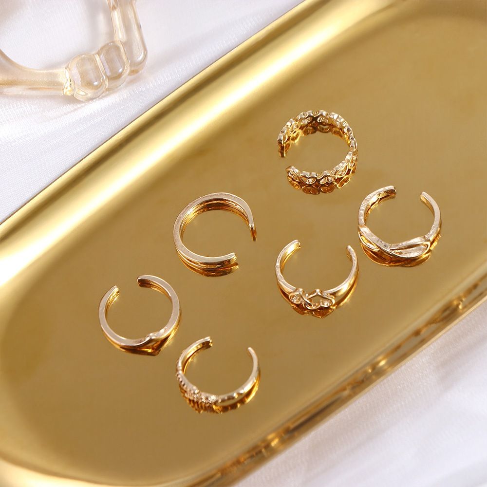 Body Jewelry Rings - 하트 모양 화이트 구리 오픈 심플