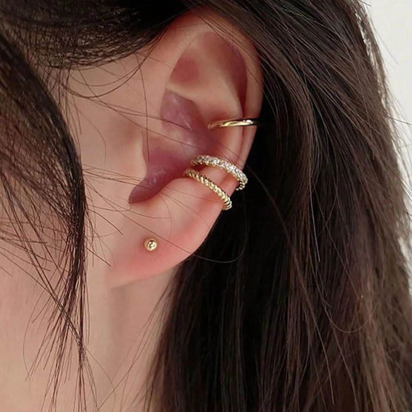 여성용 3종 이어커프 귀걸이 세트, 유행하는 무피어싱  - Body Jewelry Kit 리뷰 및 가격