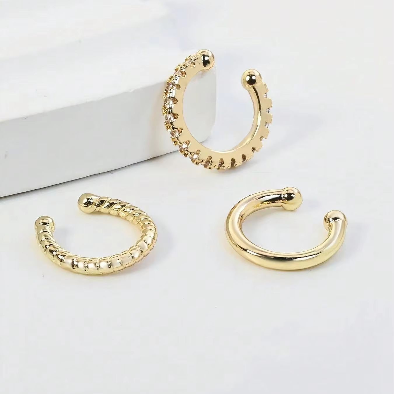 여성용 3종 이어커프 귀걸이 세트, 유행하는 무피어싱  - Body Jewelry Kit 리뷰 및 가격