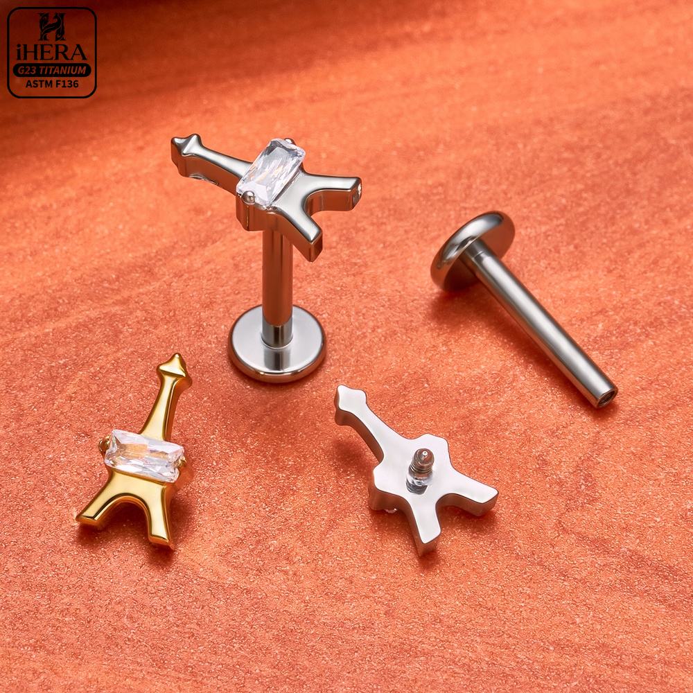F136 티타늄 피어싱 스터드 콘치 데이스 트라거스 루 - Body Jewelry Vertical Labret 리뷰 및 가격