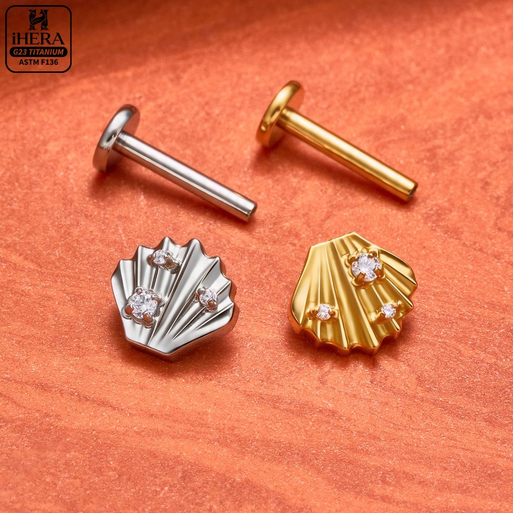 F136 티타늄 피어싱 스터드 콘치 데이스 트라거스 루 - Body Jewelry Vertical Labret 리뷰 및 가격
