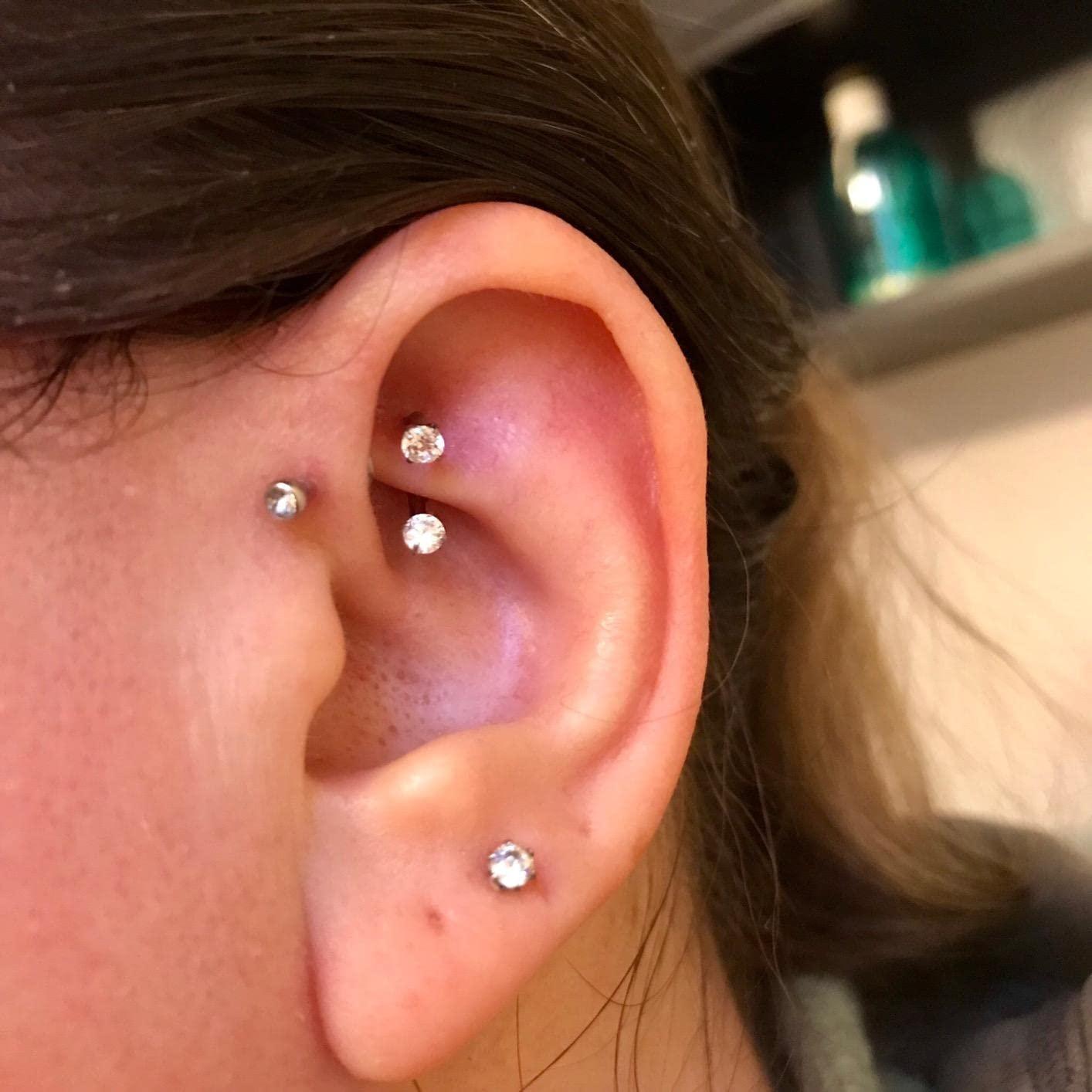 4개입 루크 피어싱 쥬얼리 눈썹 링 수술용 스틸 버티컬 - Body Jewelry Vertical Labret 리뷰 및 가격