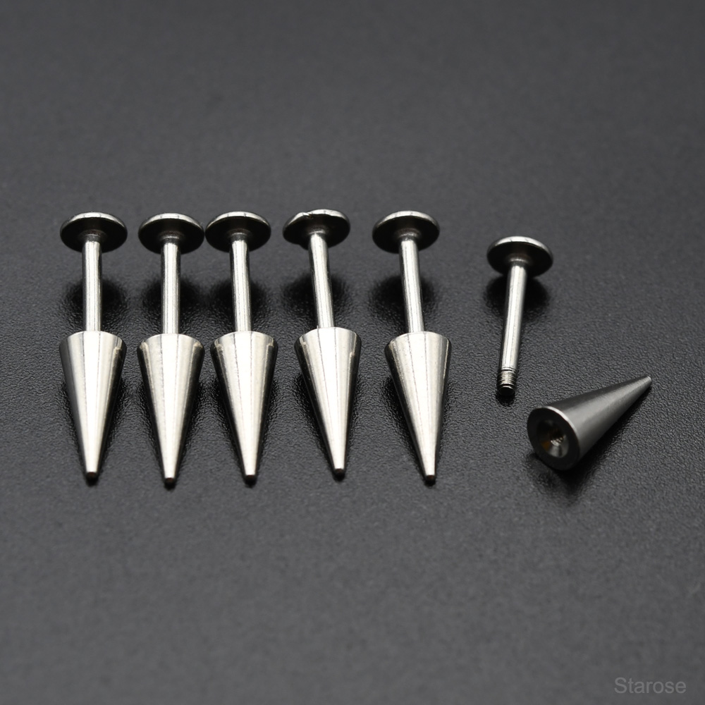 Starose 고딕 콘 스테인리스 스틸 이어 스터드,  - Body Jewelry Vertical Labret 리뷰 및 가격