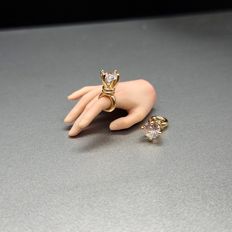 1/3 스케일 미니 보석 다이아몬드 반지 시뮬레이션 모 - Body Jewelry Real Diamonds 리뷰 및 가격