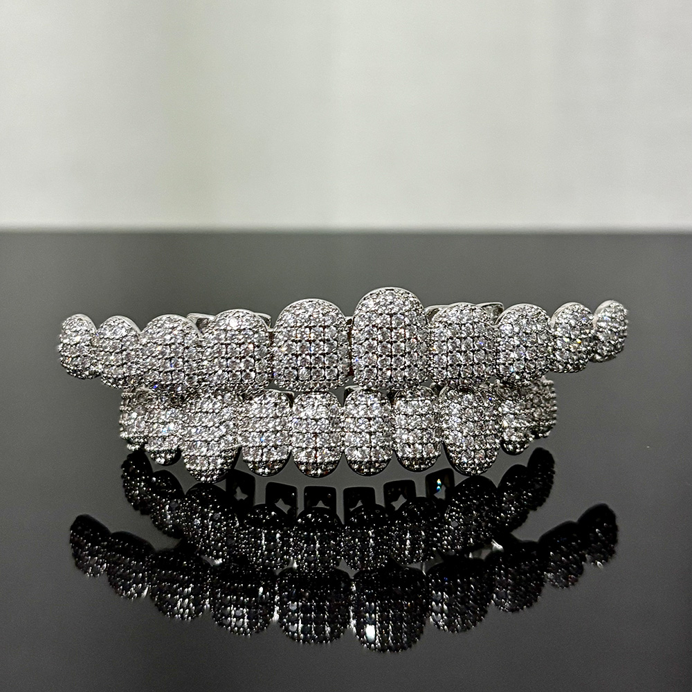레이첼즈 힙합 10/10 아이스드 아웃 CZ 스톤 이빨 - Body Jewelry Men 리뷰 및 가격