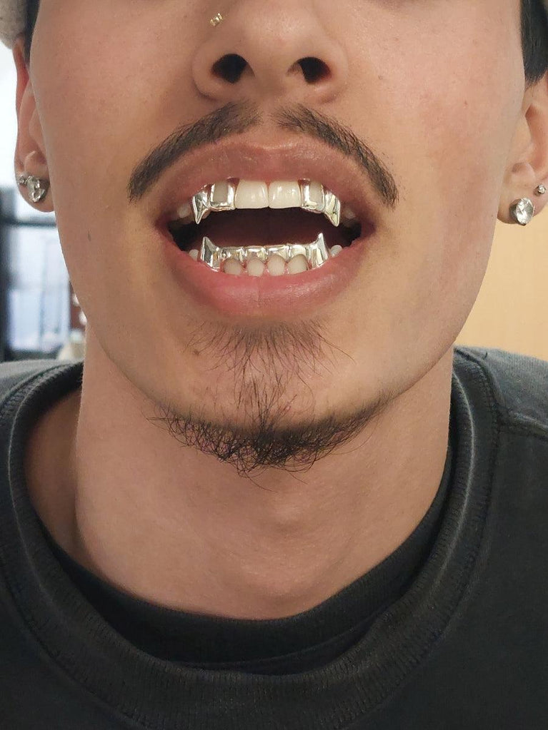 탑그릴즈 뱀파이어 그릴즈 DIY 상단 2개 & 하단 6 - Body Jewelry Men 리뷰 및 가격