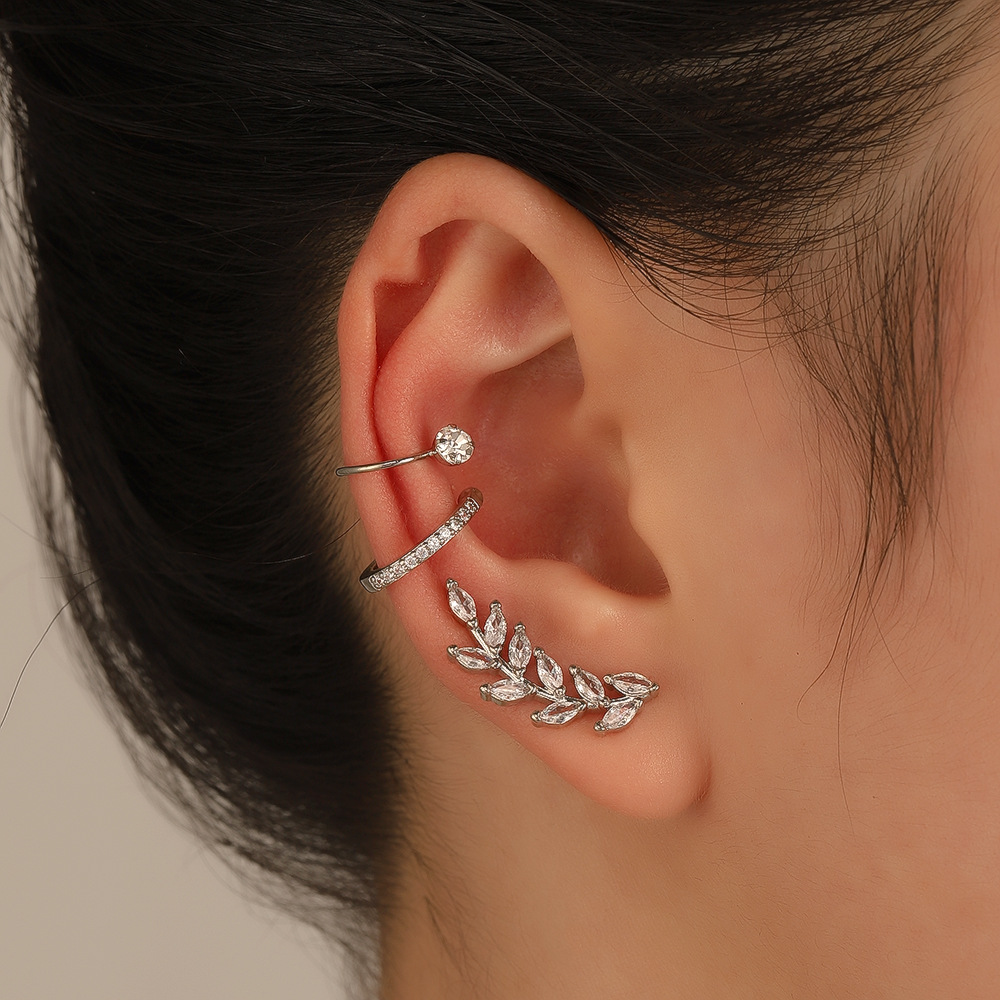 피어싱 없는 이어커프 세트, 리프 크롤러 귀걸이, 지르 - Body Jewelry Kit 리뷰 및 가격