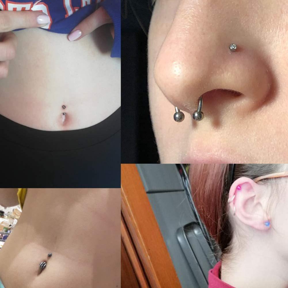 150/140/85/70/42개 바디 피어싱 키트 쥬얼 - Body Jewelry Kit 리뷰 및 가격