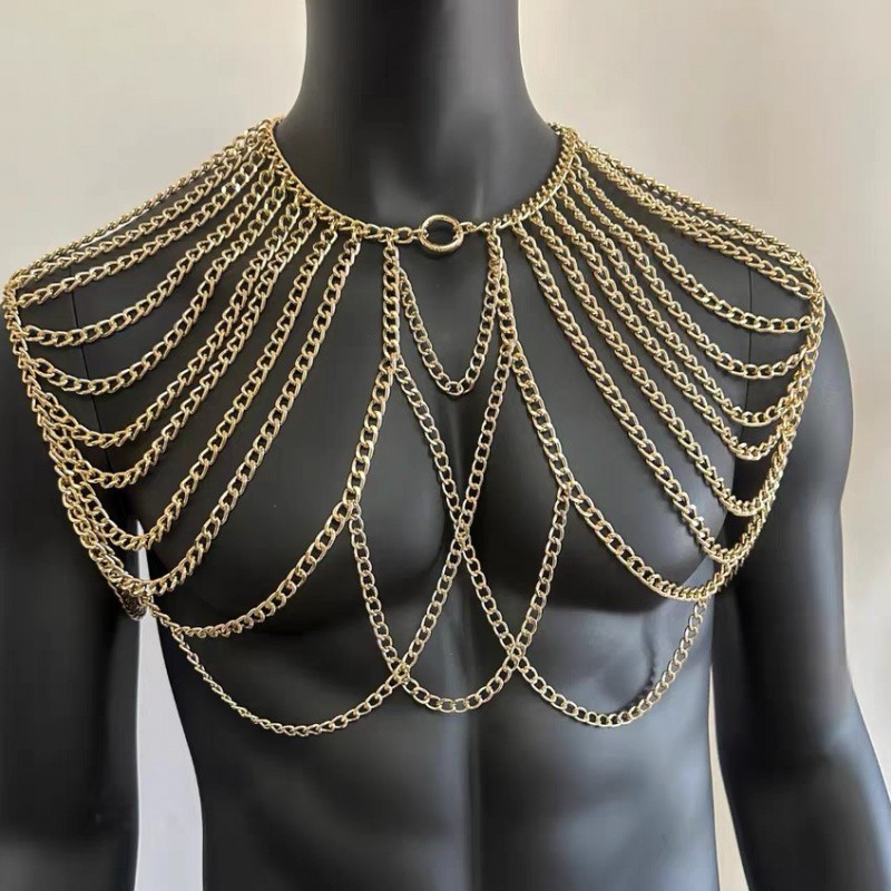 남성용 바디 체인 쥬얼리 란제리 섹시한 남성 패션 메탈 - Body Jewelry Men 리뷰 및 가격