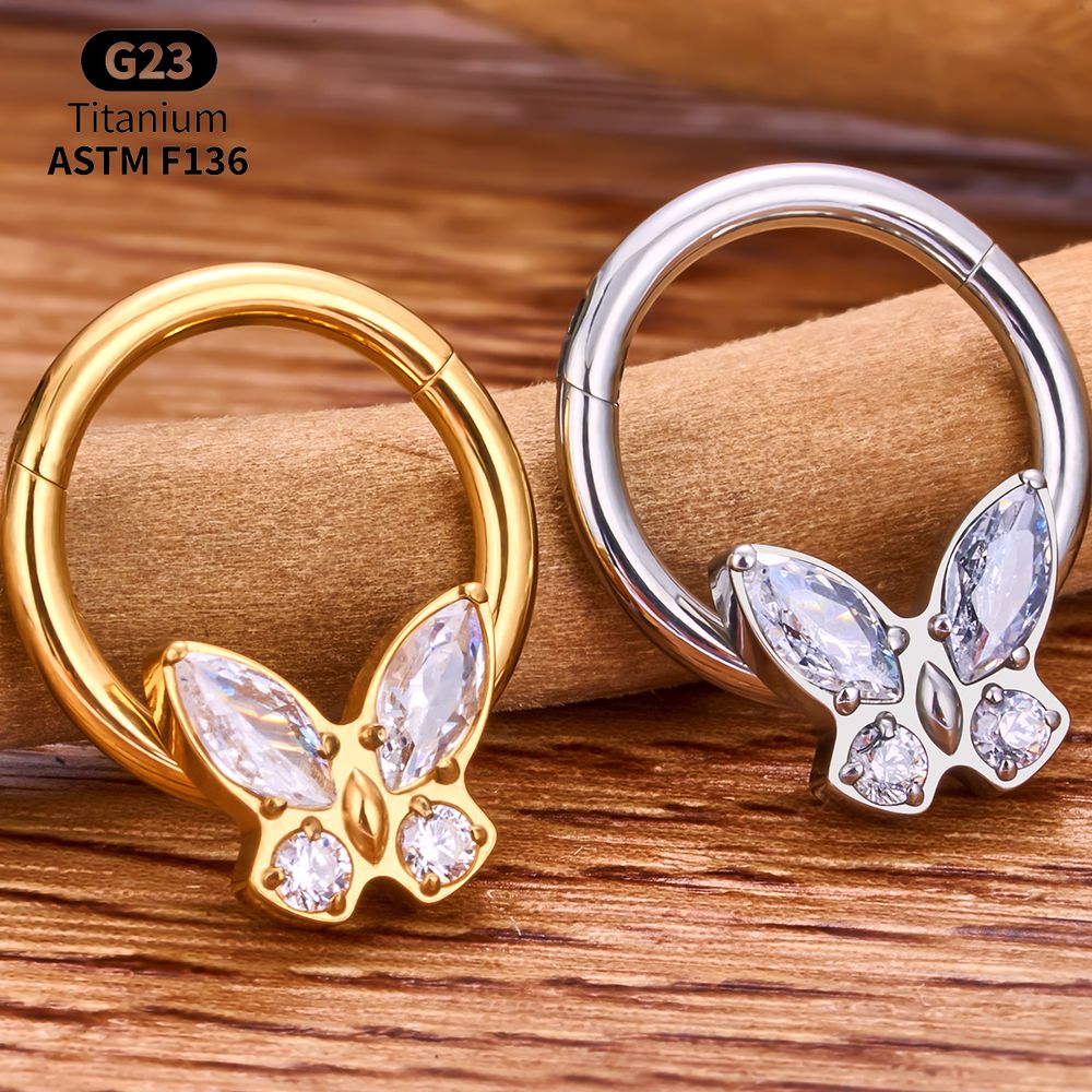 G23 티타늄 클리커 후프 세트, 셉텀 링, 스네이크, - Body Jewelry Vertical Labret 리뷰 및 가격
