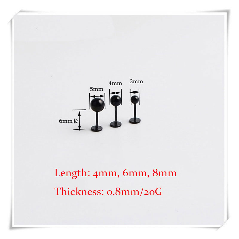 1 조각 외과 강철 작은 플랫 백 CZ Tragus 헬 - Flat Back Labret Stud 리뷰 및 가격
