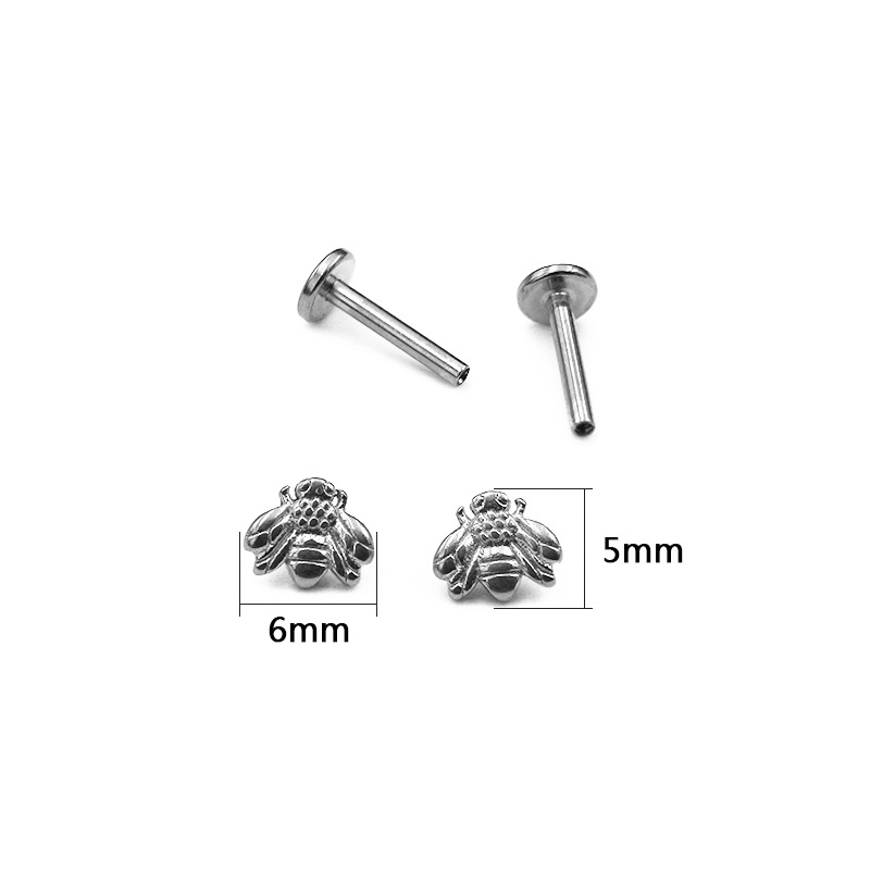 1 조각 외과 강철 작은 플랫 백 CZ Tragus 헬 - Flat Back Labret Stud 리뷰 및 가격