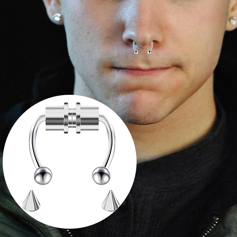 가짜 피어싱 코 링 후프 Septum 비 피어싱 코 클 - Body Jewelry Septum 리뷰 및 가격