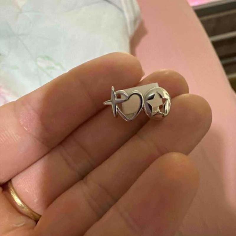 펑크 힙합 속이 빈 하트 이빨 캡 여성 남성용 빈티지  - Body Jewelry Men 리뷰 및 가격