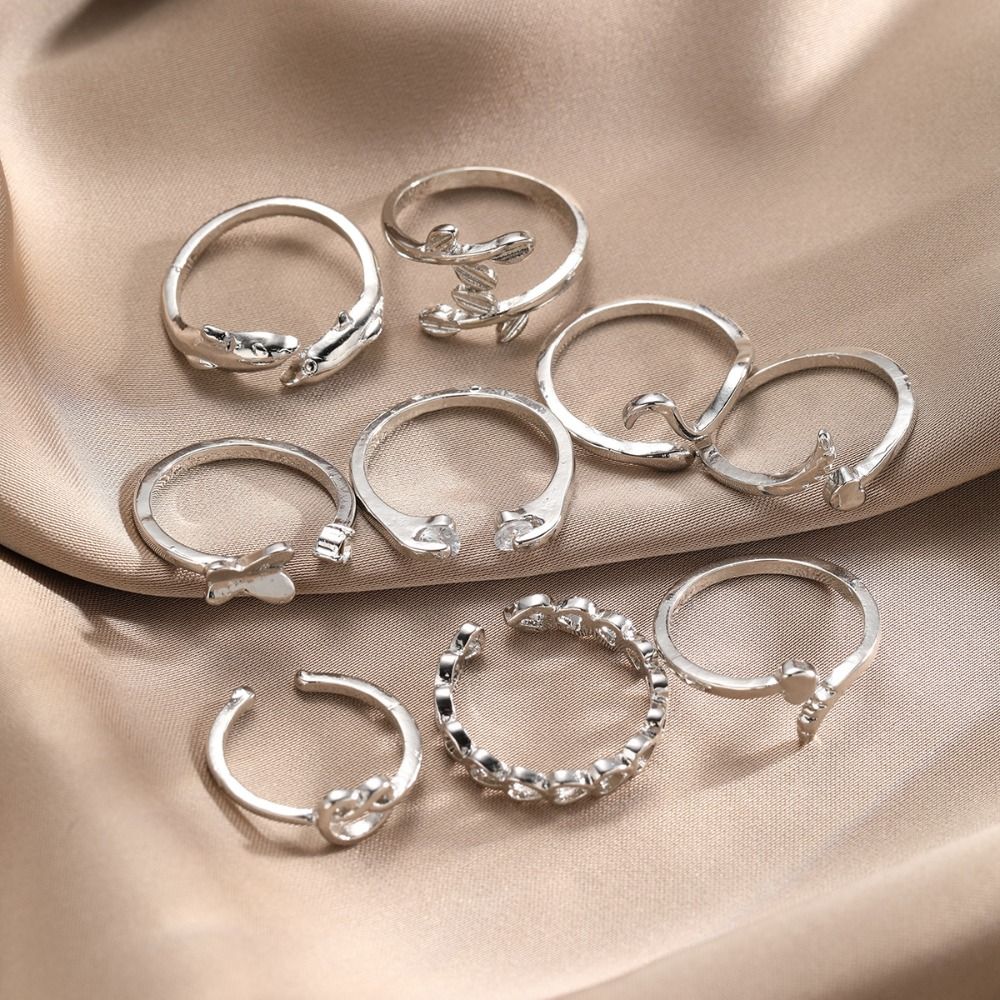 정교한 빈티지 하트 발가락 반지, 오픈형 합금 나비 발 - Body Jewelry Rings 리뷰 및 가격