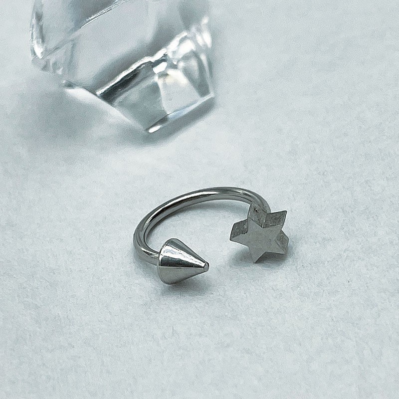 스테인리스 스틸 립 링 말굽 C 날카로운 수직 라브렛  - Body Jewelry Vertical Labret 리뷰 및 가격