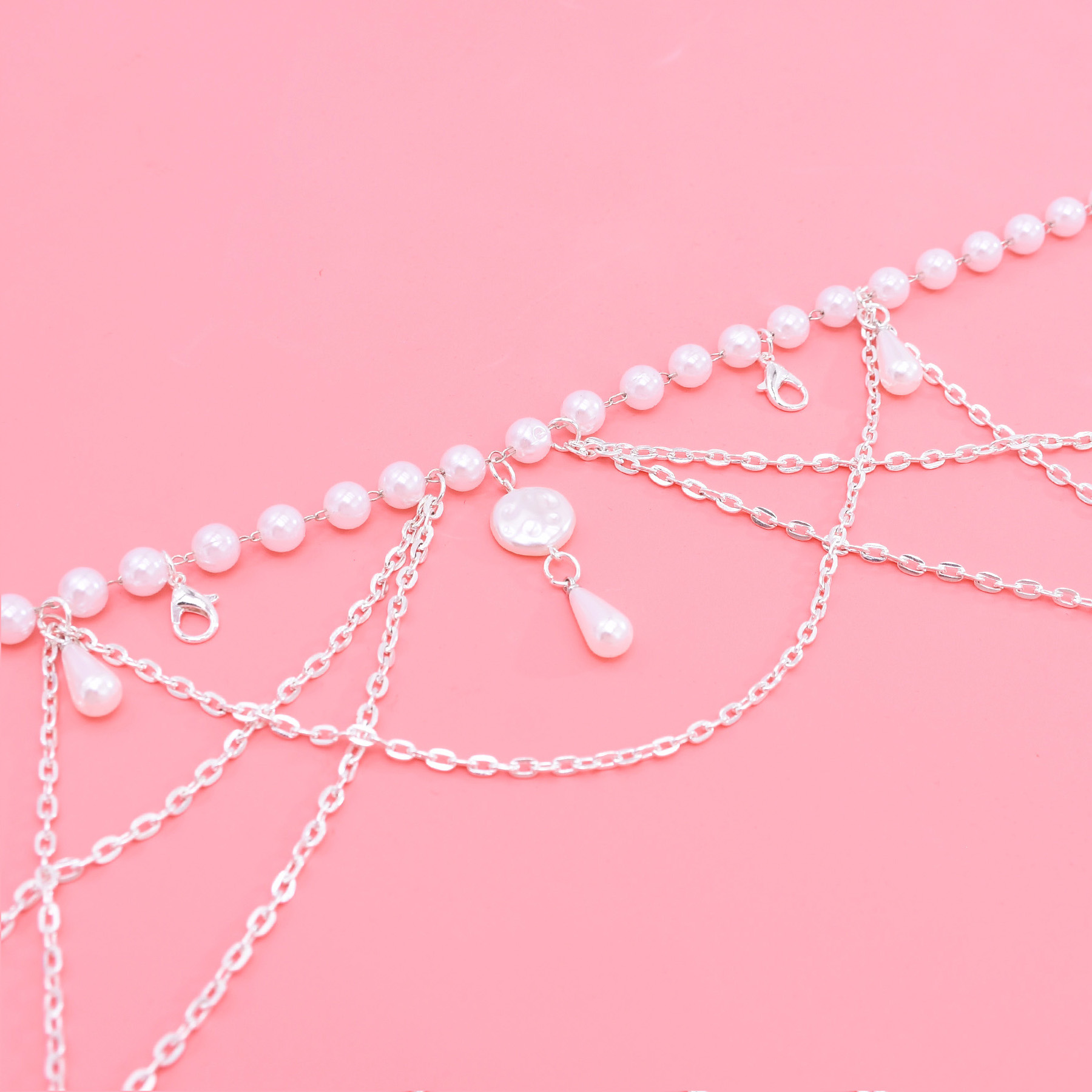 섹시한 허리 체인 벨트 여성을위한 멀티 레이어 모조 진 - Body Jewelry In Bulk 리뷰 및 가격
