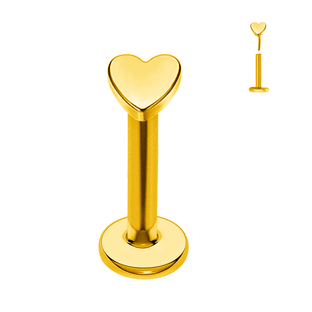 ASTM F136 G23 티타늄 볼 Tragus 귀걸이 - Flat Back Labret Stud 리뷰 및 가격