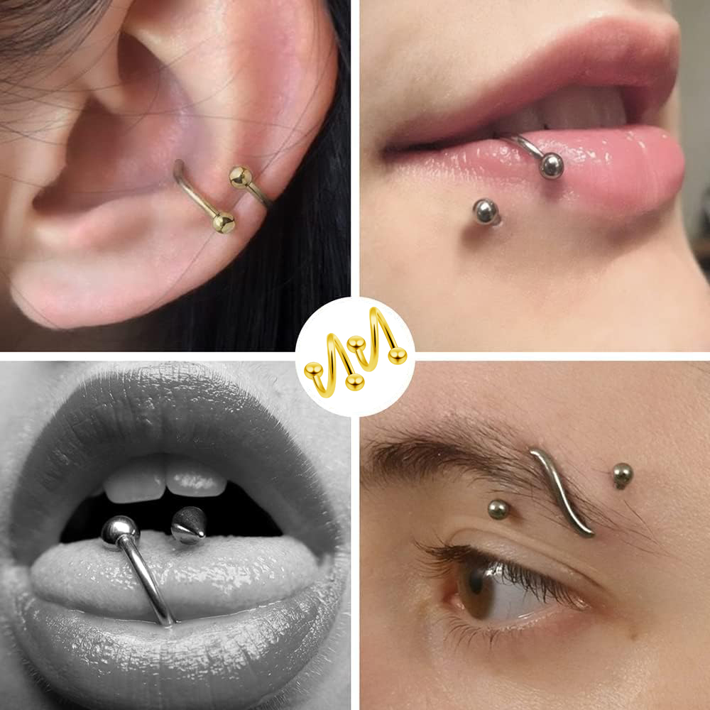 여성용 나선형 귀걸이 피어싱 쥬얼리 다용도 바디 쥬얼리 - Body Jewelry Septum 리뷰 및 가격
