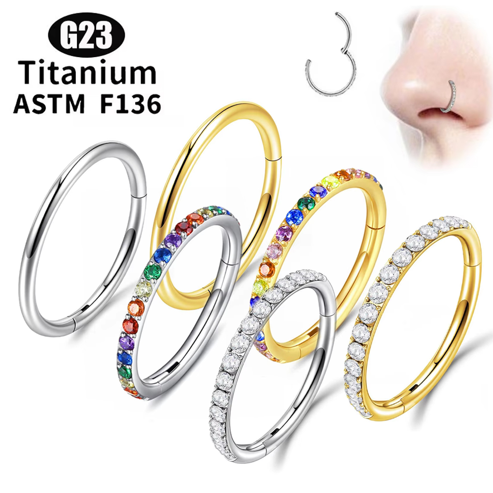 인기 ASTM F136 코링 혼합 색상 바디 클립 후프 - Body Jewelry Men 리뷰 및 가격