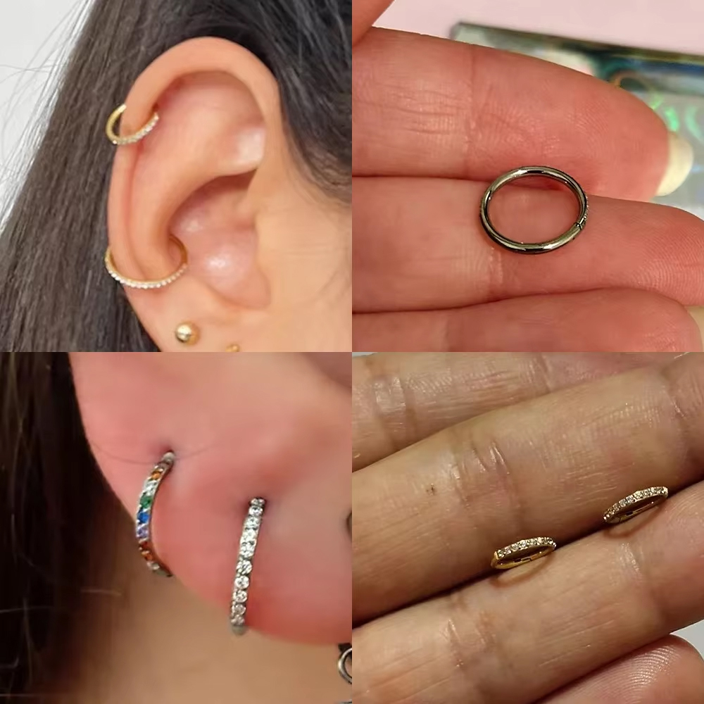 인기 ASTM F136 코링 혼합 색상 바디 클립 후프 - Body Jewelry Men 리뷰 및 가격