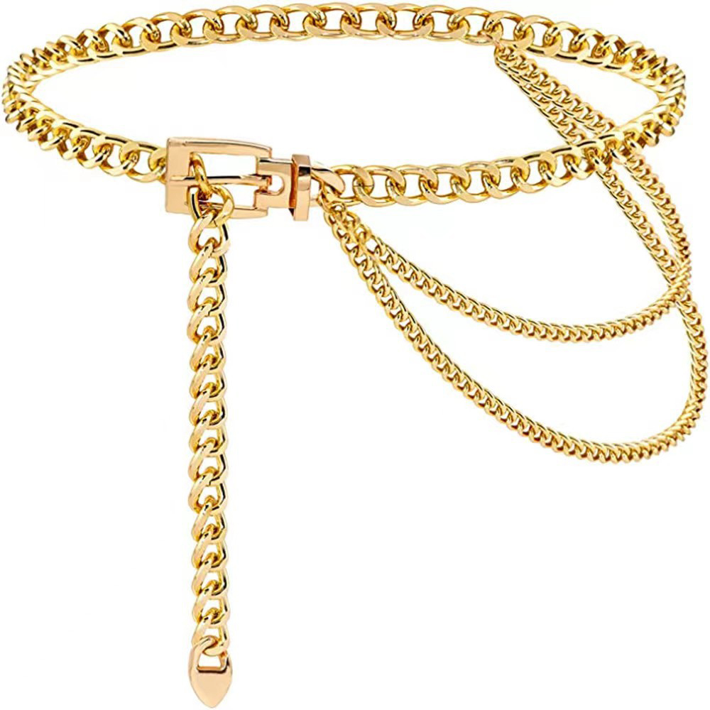 펑크 허리 체인 금속 벨트 계층화 된 바디 체인 하네스 - Body Jewelry In Bulk 리뷰 및 가격
